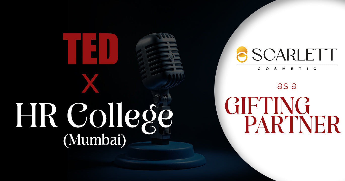 Scarlett as Gifting Partner for TEDxHR College Mumbai
