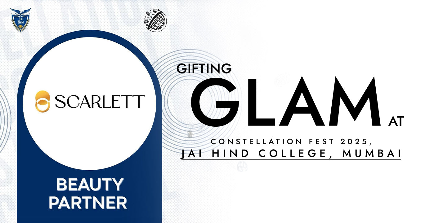 Scarlett Shines as the Official Beauty Partner at Jai Hind College’s Constellation Fest 2025