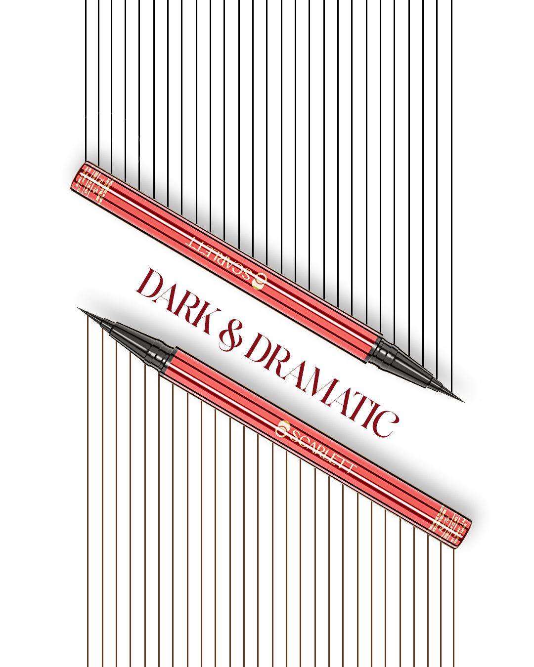 Liquid Eyeliner – Obsidian Black & Cognac Brown Combo