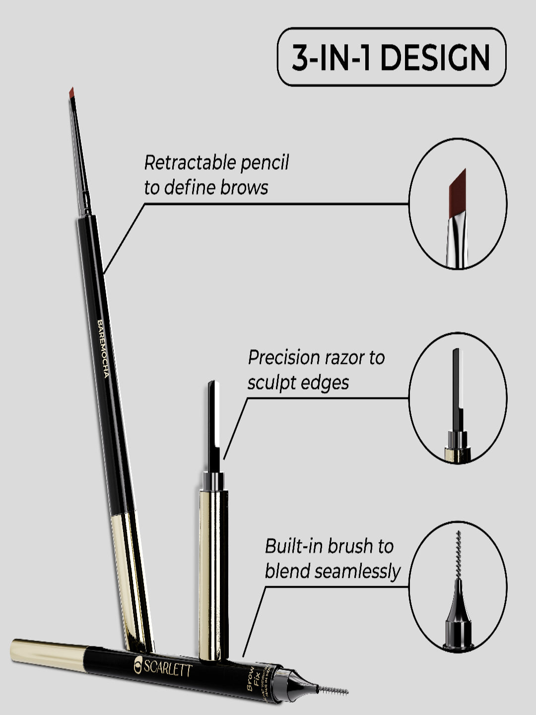 Brow Fix – Hush Brown (0.08G)