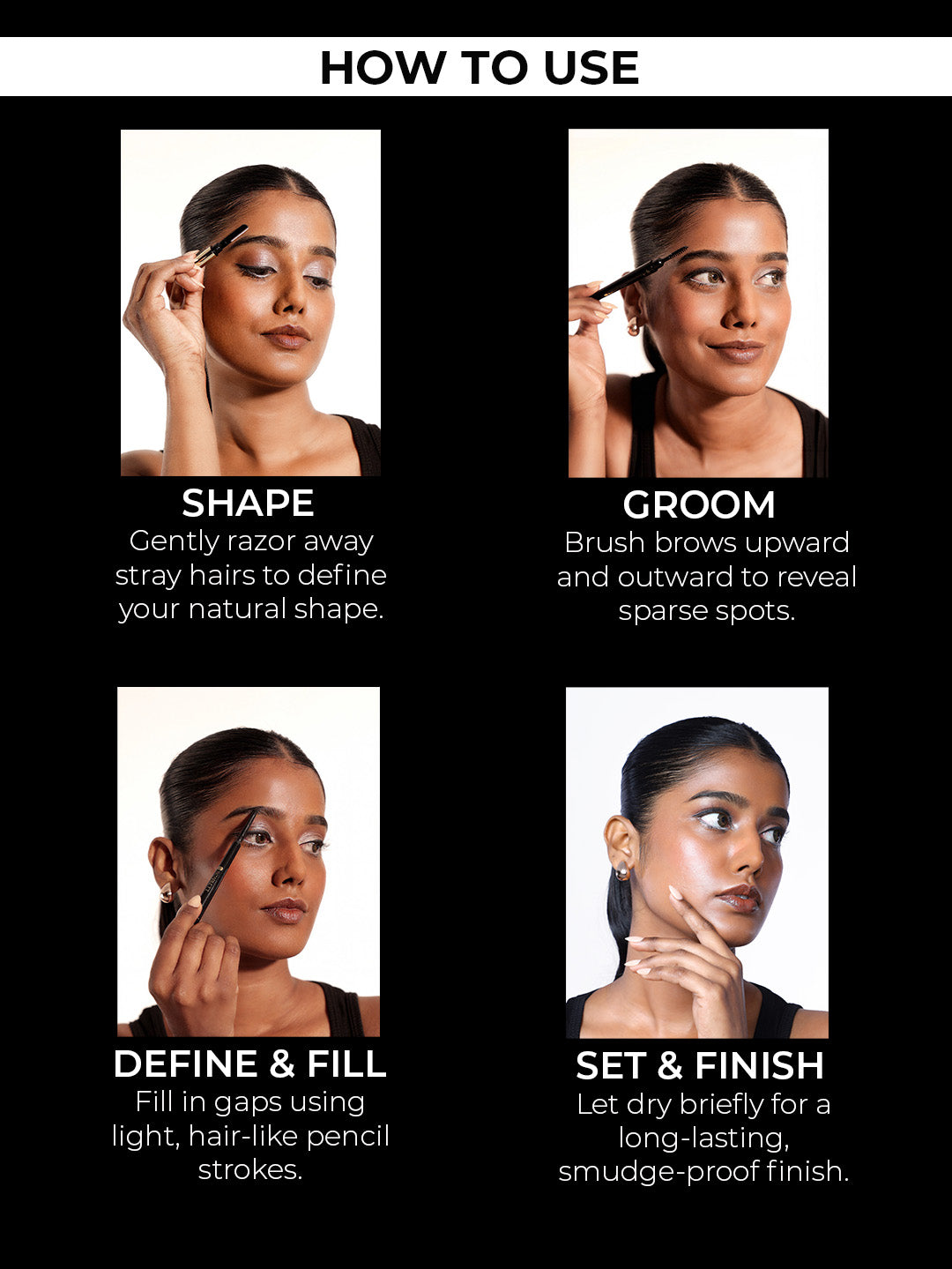 Bare & Bold Brow Fix Duo - Hush Brown and Bare Mocha