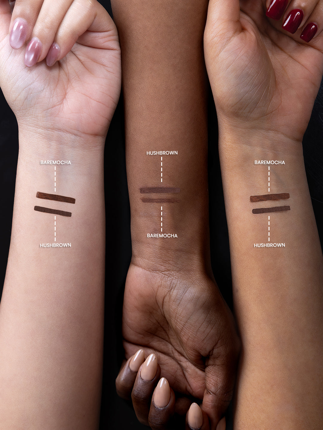 Bare & Bold Brow Fix Duo - Hush Brown and Bare Mocha