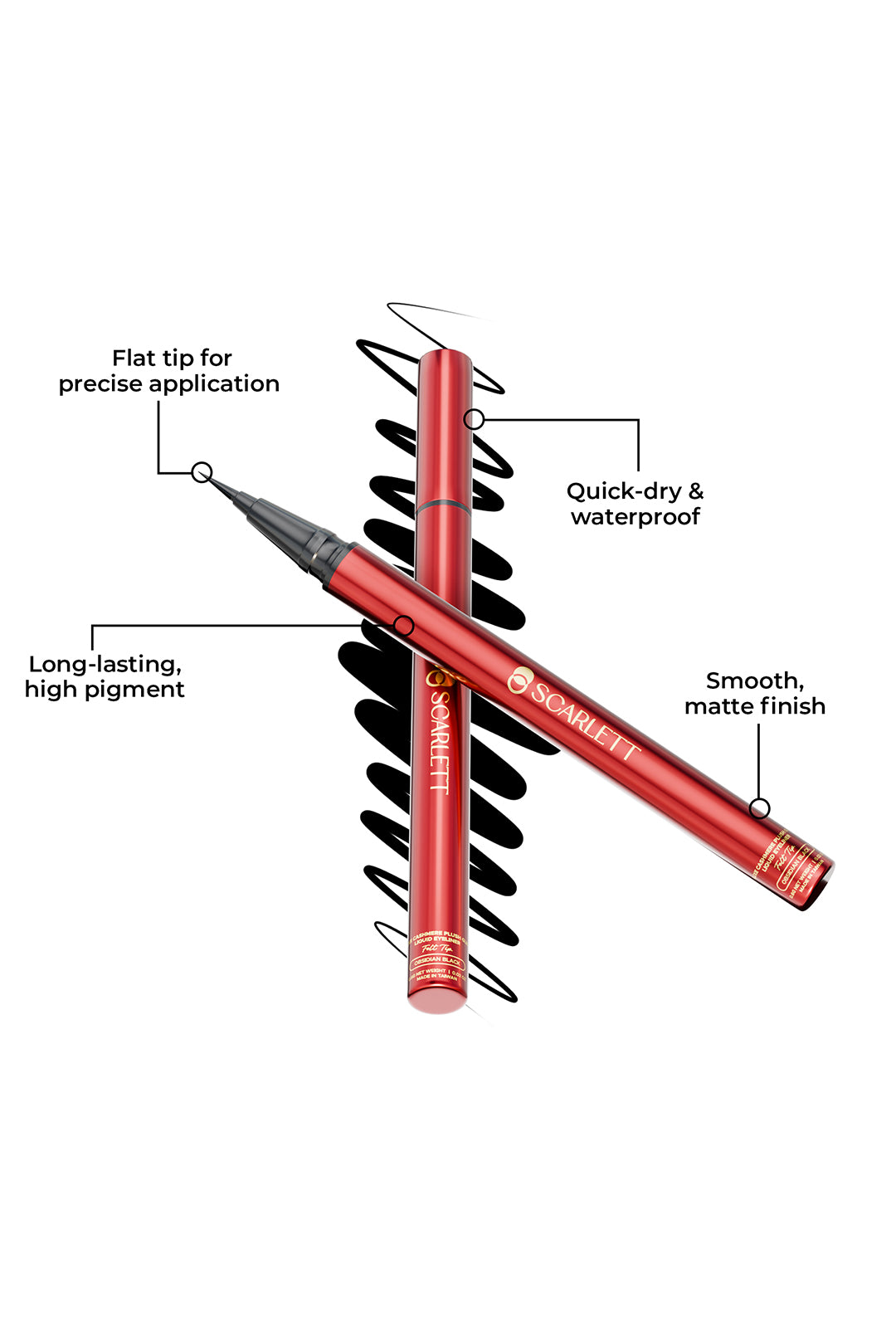 Liquid Eyeliner – Obsidian Black (0.6g)