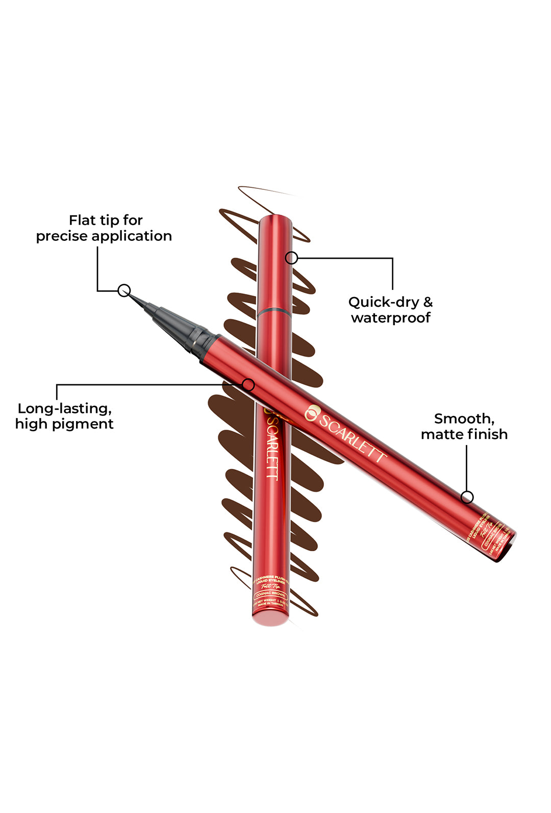 Liquid Eyeliner – Cognac Brown (0.6g)