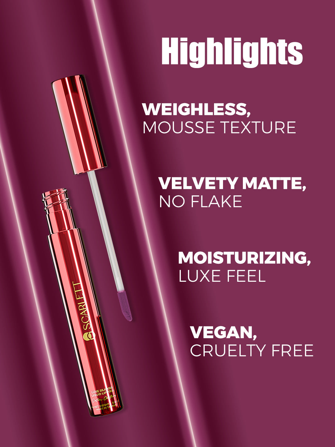 Velvet Matte Liquid Lipstick – Isabella (4g)