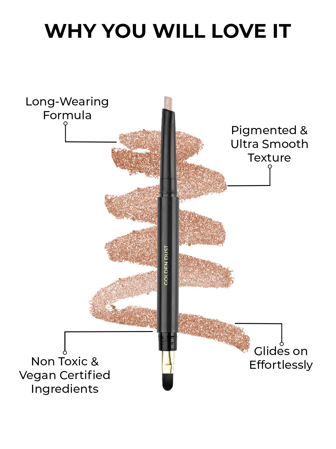 Shimmer Wand - Golden Dust (0.25G)